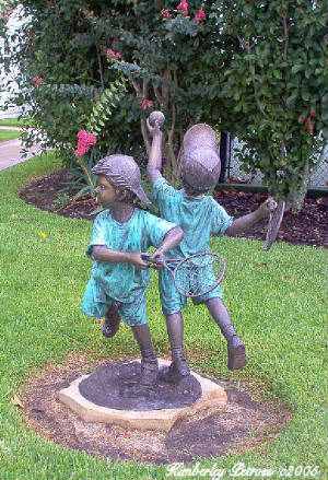 Young Tennis Players bronze  c2005